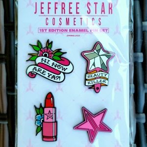 Jeffree star 1st edition enamel pin set